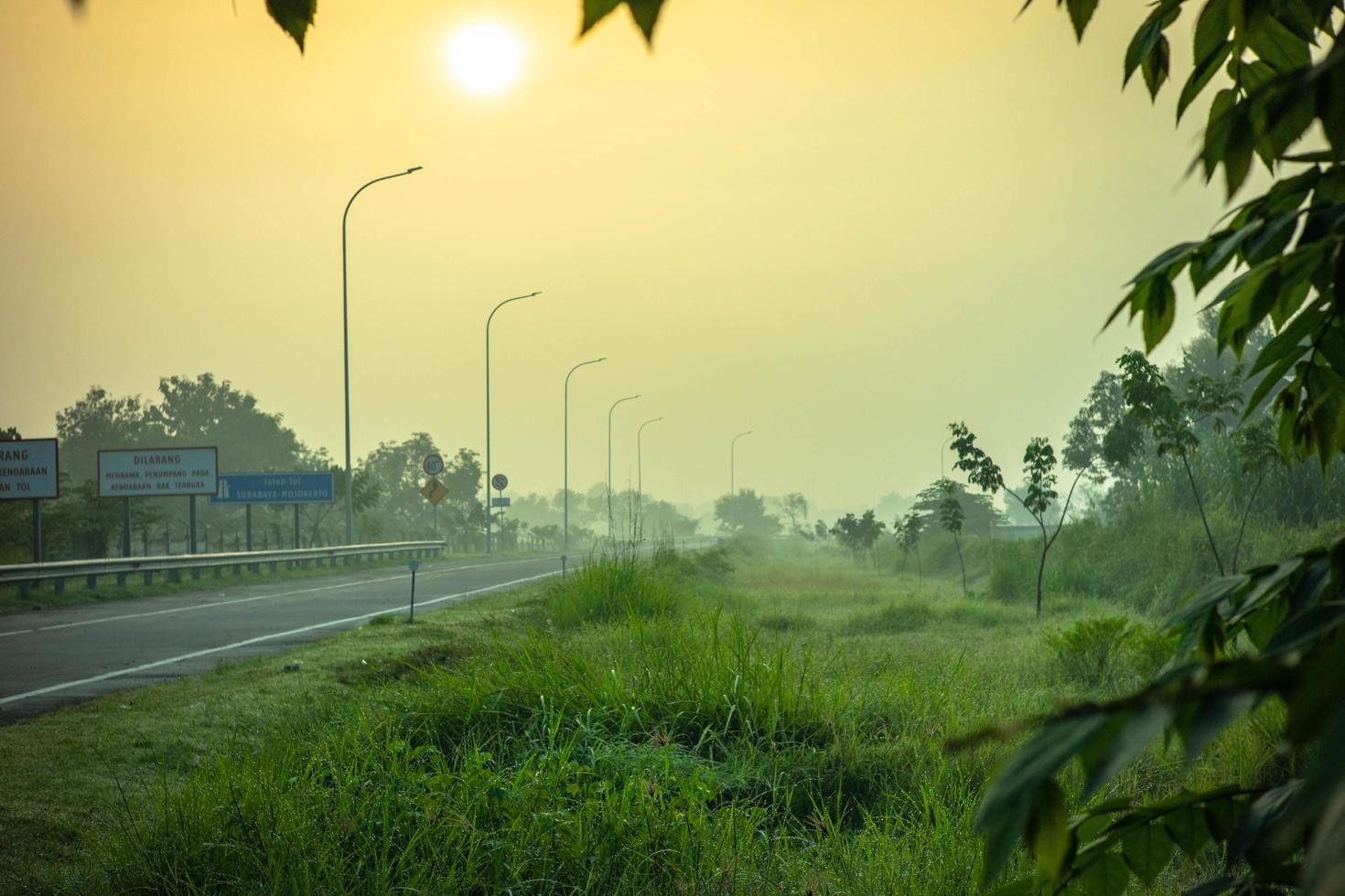 bridge connecting villages and river dams photo