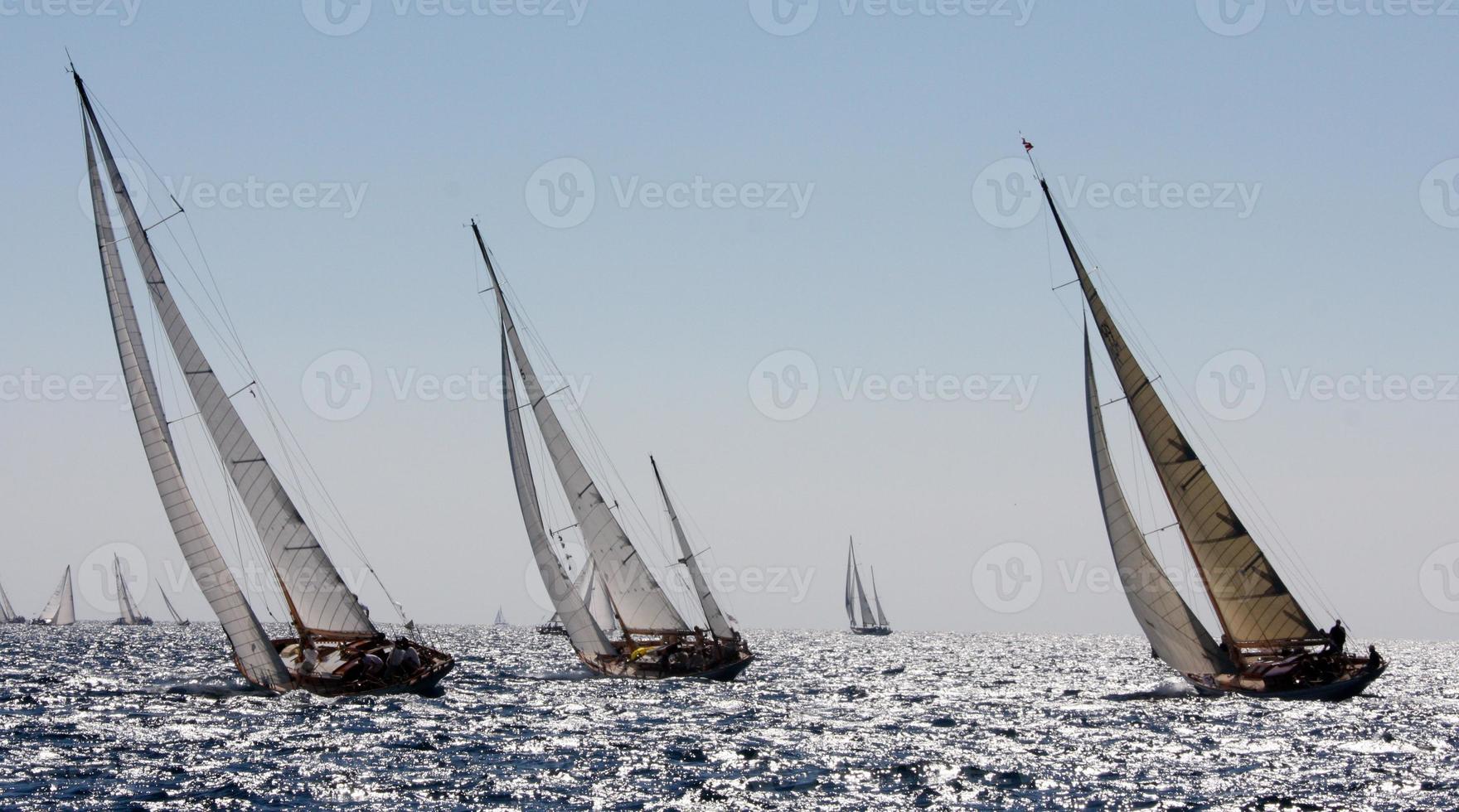 carrera de veleros foto