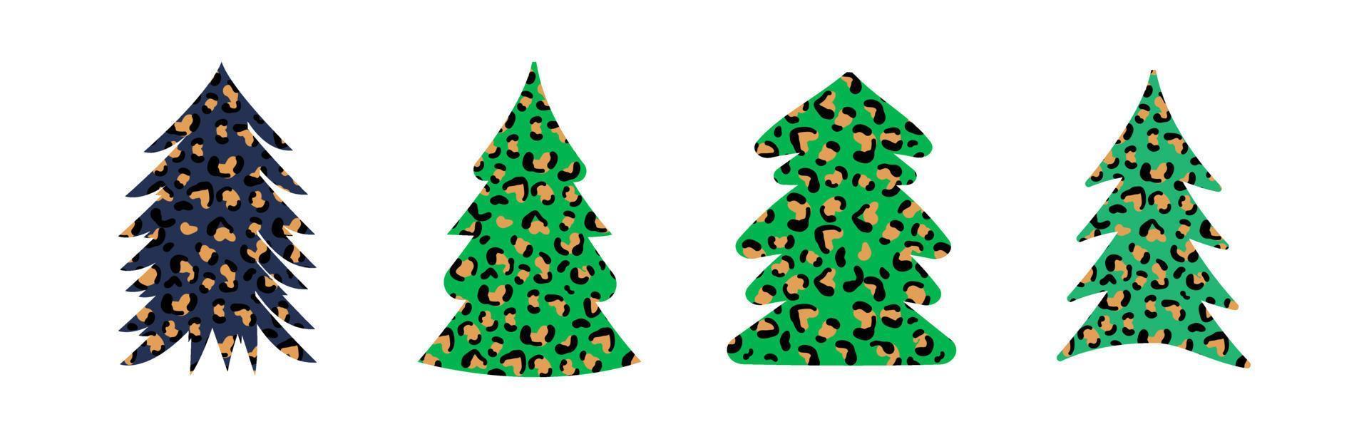 Collection of Christmas decorations, holiday gifts, winter knitted woolen clothes,trees, vector