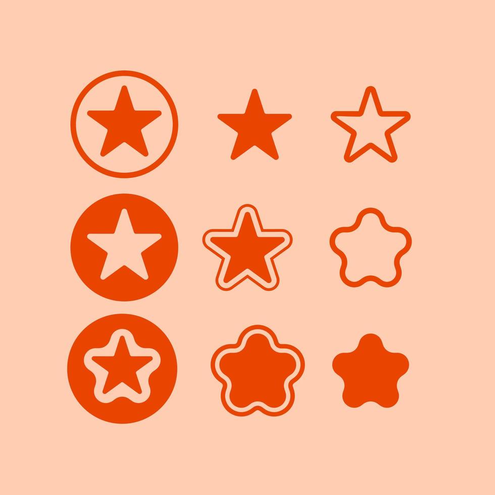 icono de estrella arte vectorial, iconos y gráficos para descarga gratuita vector