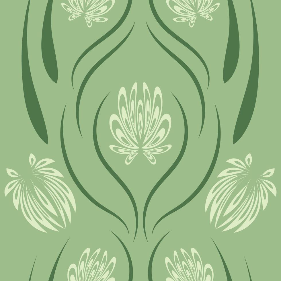 Folk flowers print Floral pattern Ethnic art vector