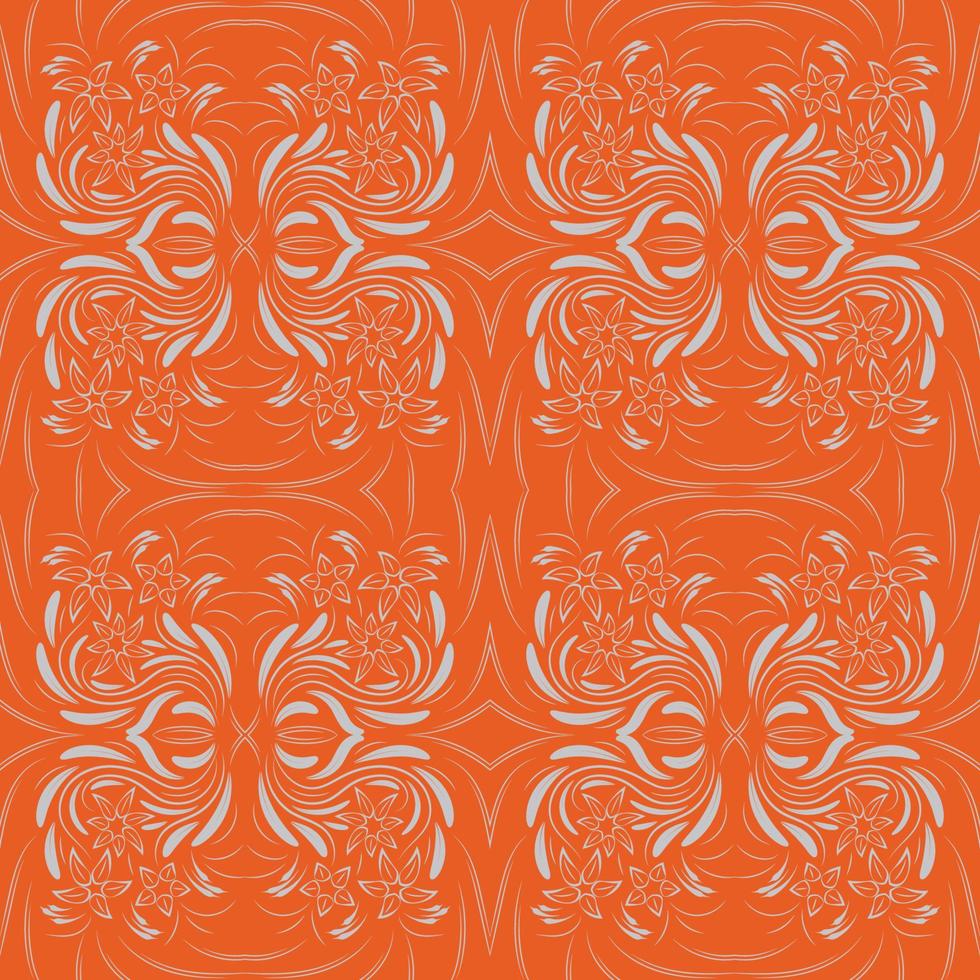 Folk flowers print Floral pattern Ethnic art vector