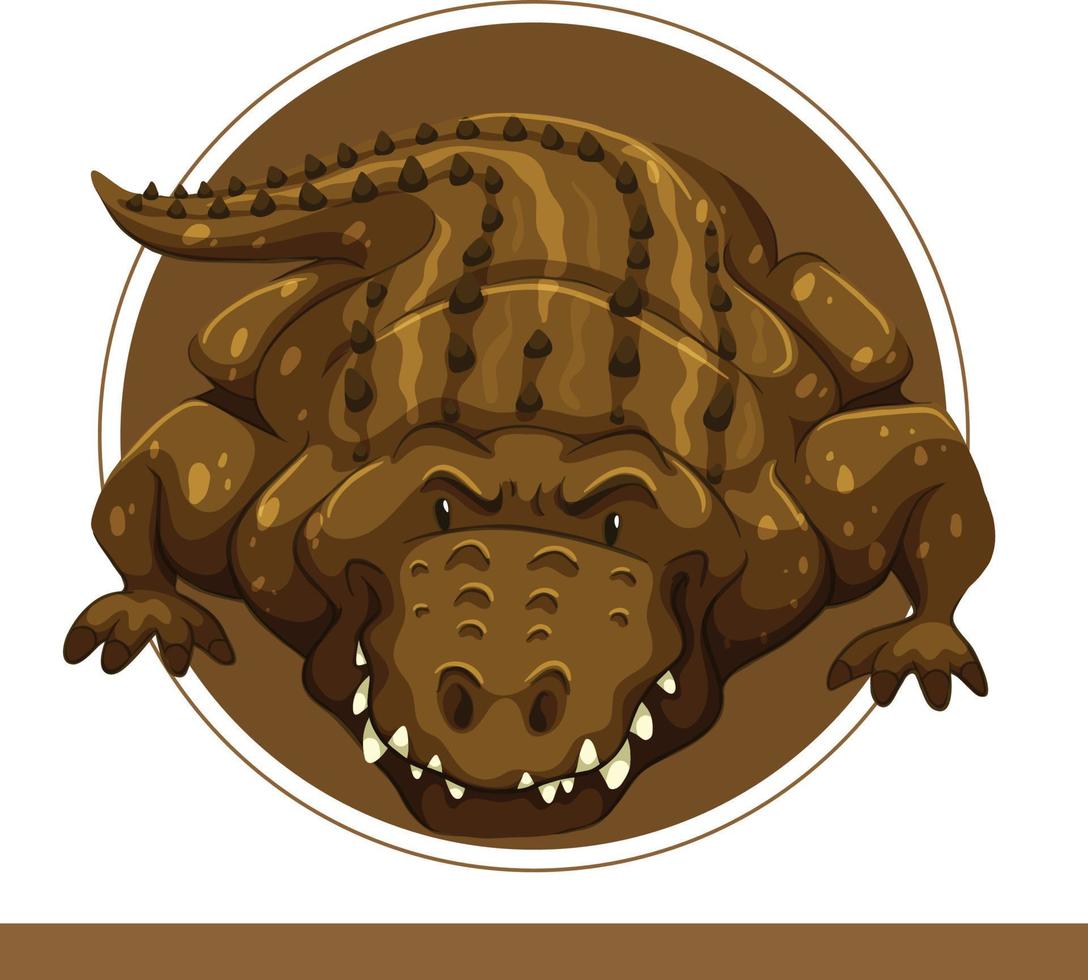 Crocodile Character Animal Vector Design