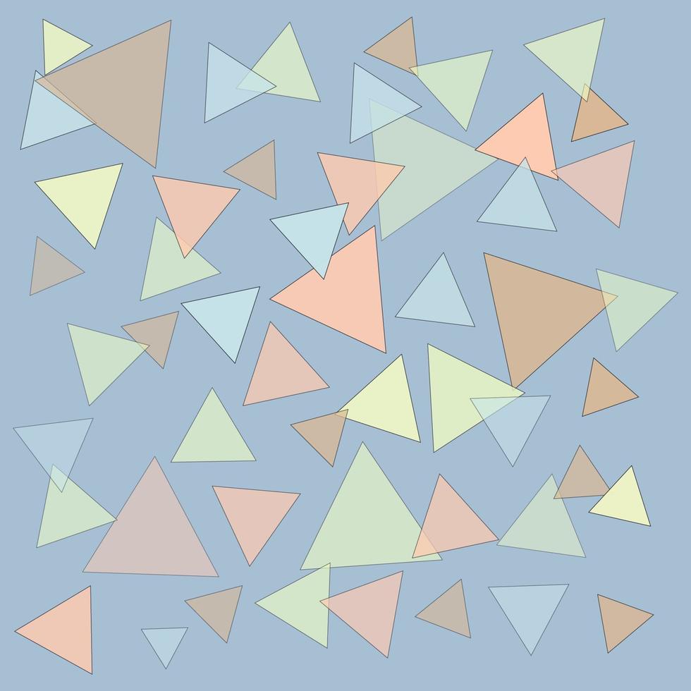 Pastel Triangle Pattern Background vector