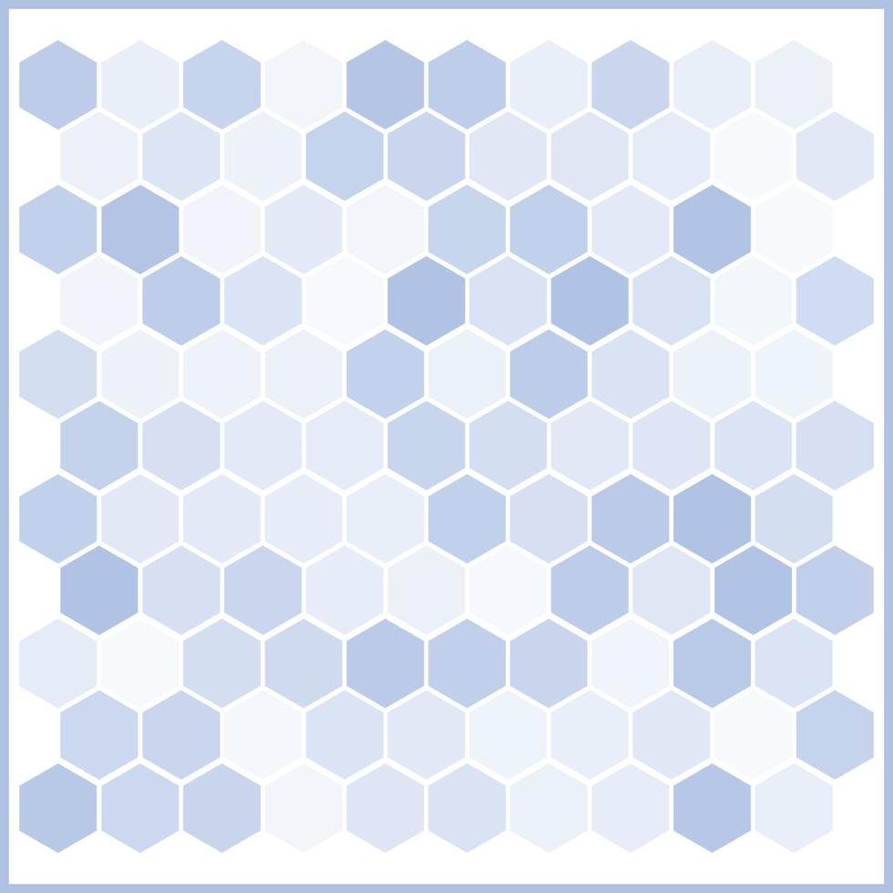 patrón pastel hexagonal vector