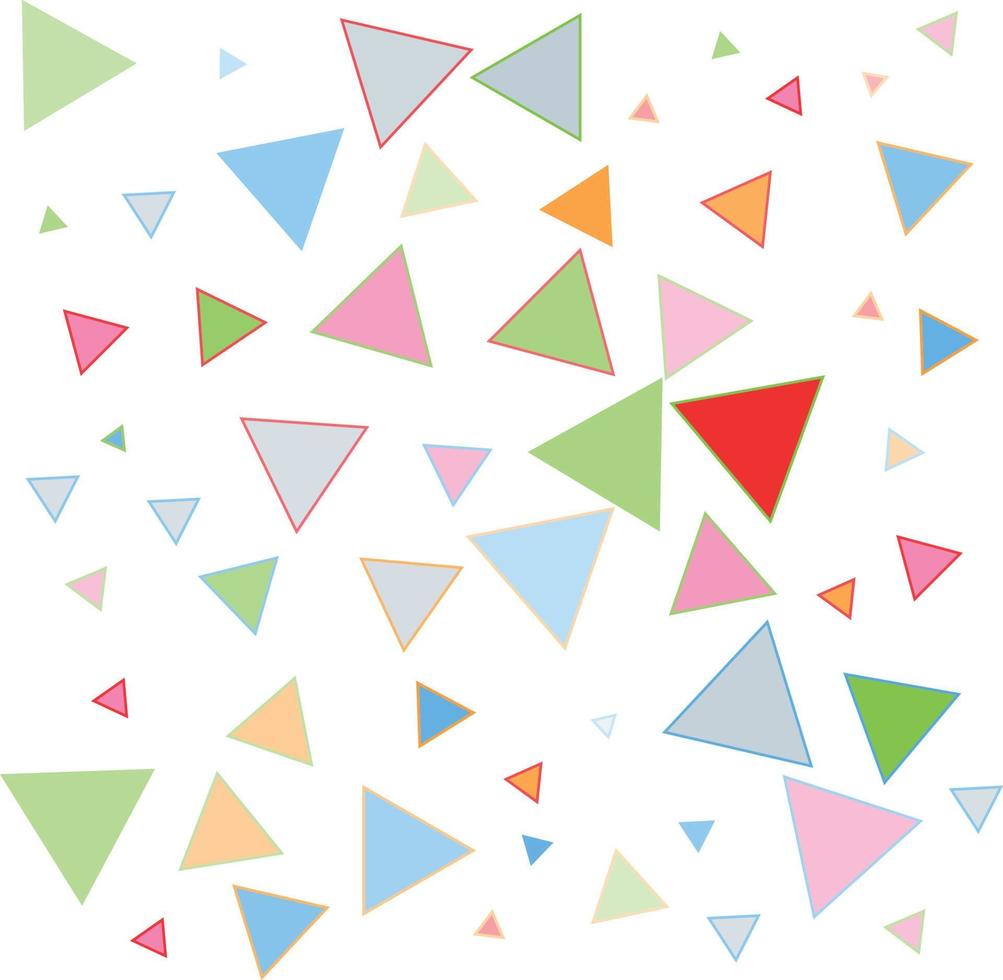 Pastel Triangle Pattern vector