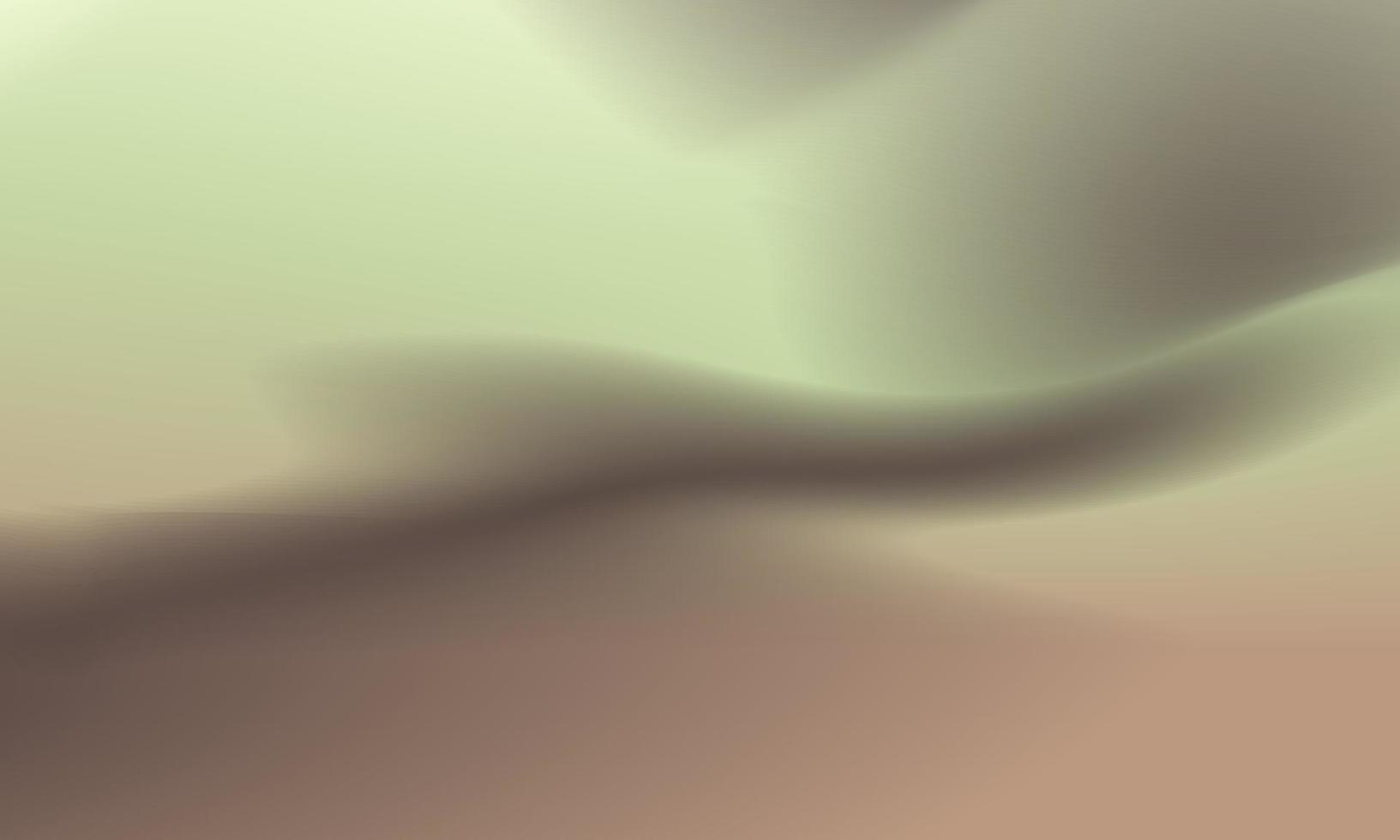 Beautiful gradient background of brown and green smooth and soft texture vector