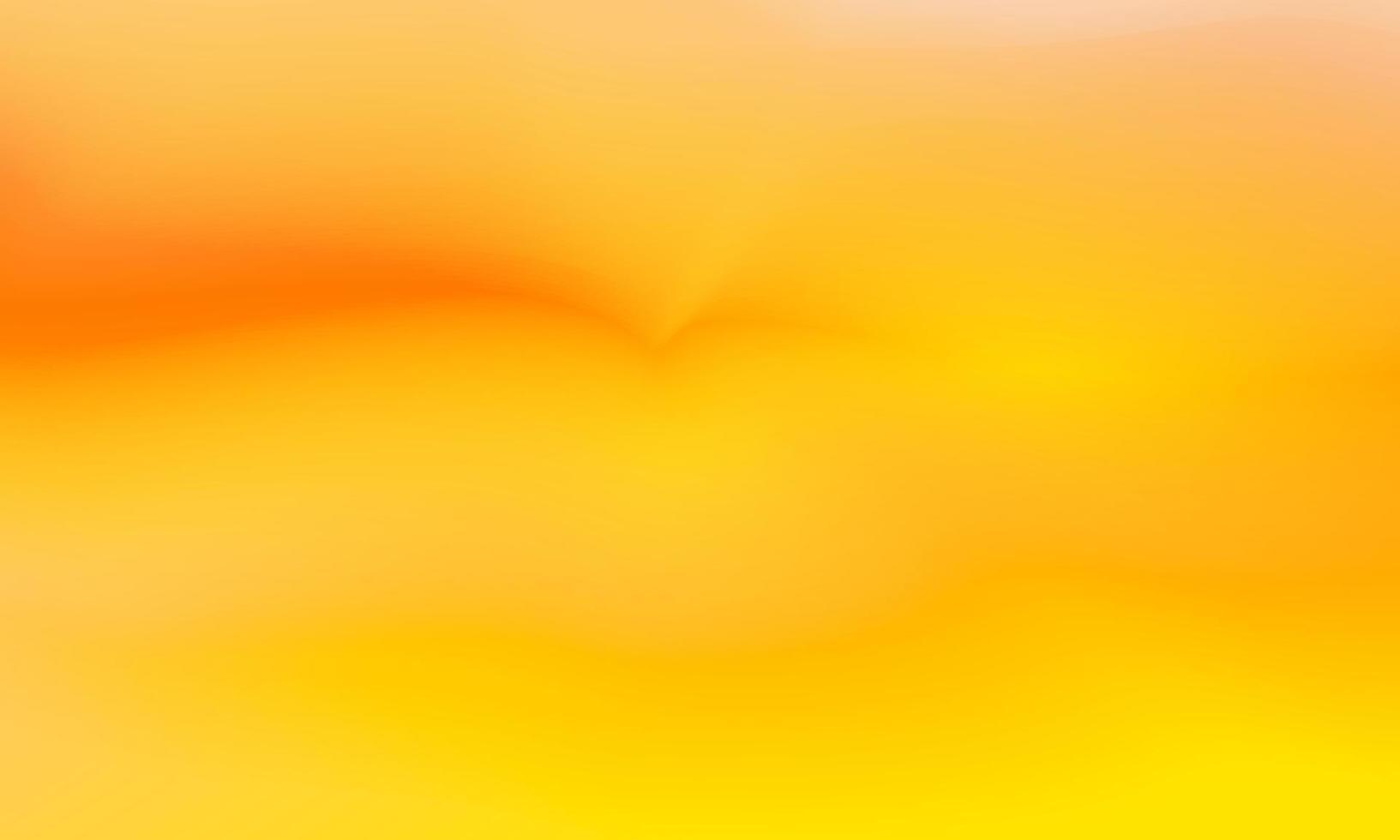 Beautiful gradient background of yellow and orange, smooth and soft texture vector