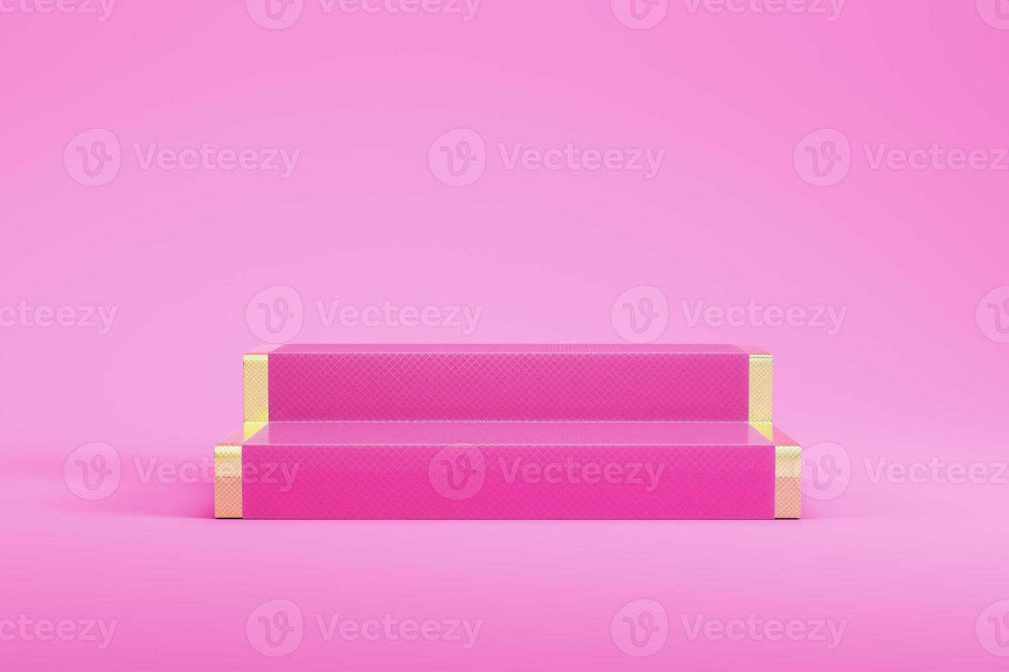 Abstract minimal background for product display. 3d illustration photo