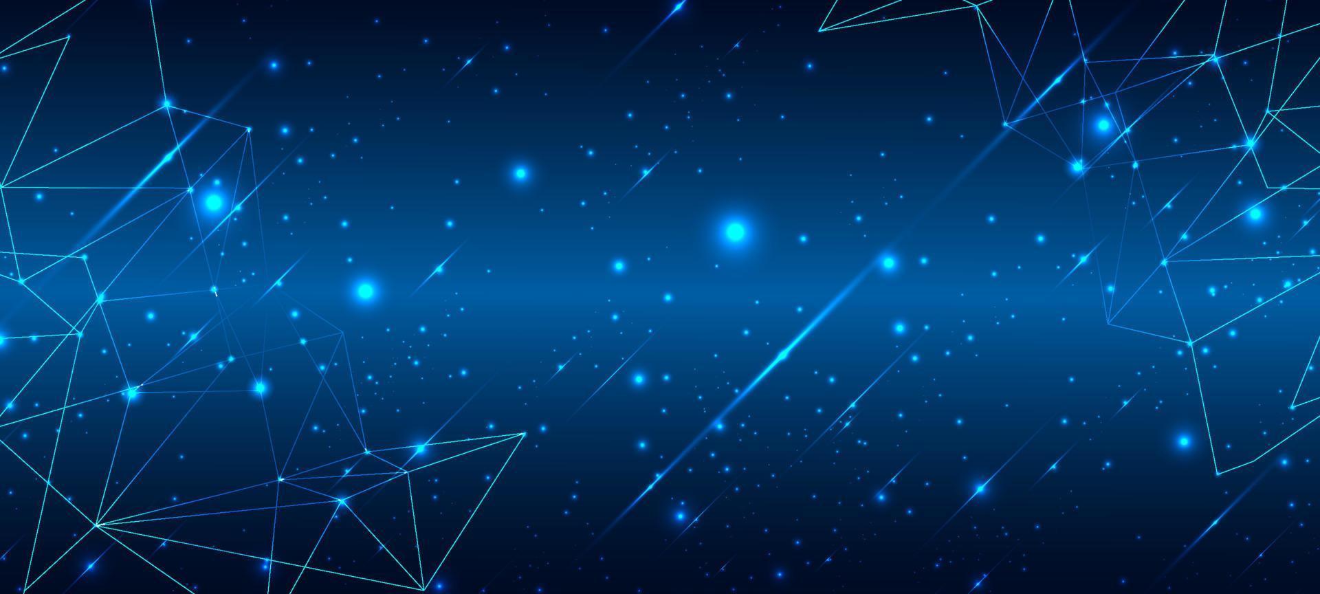 Abstract Blue Technology Background vector