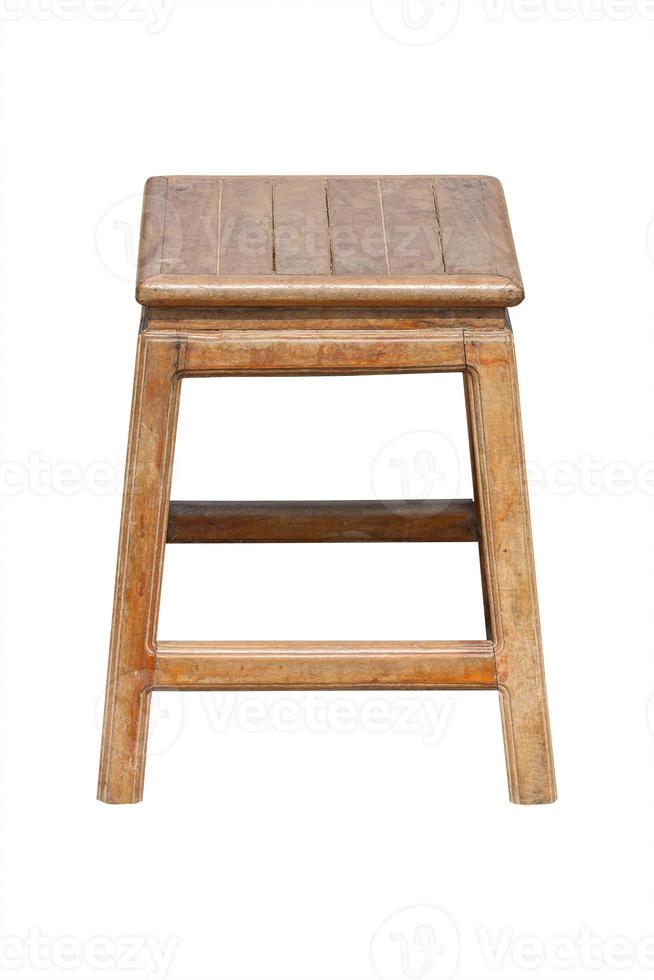 wood chair isolated photo