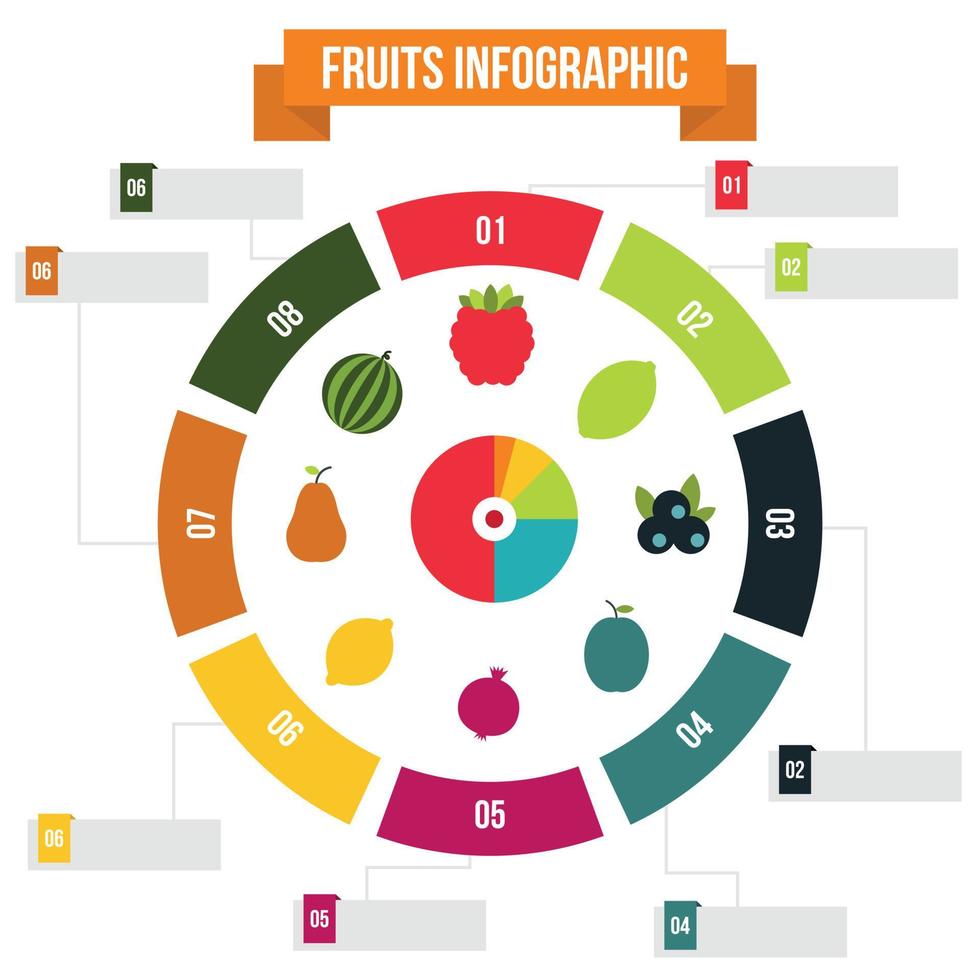 Health food infographic vector