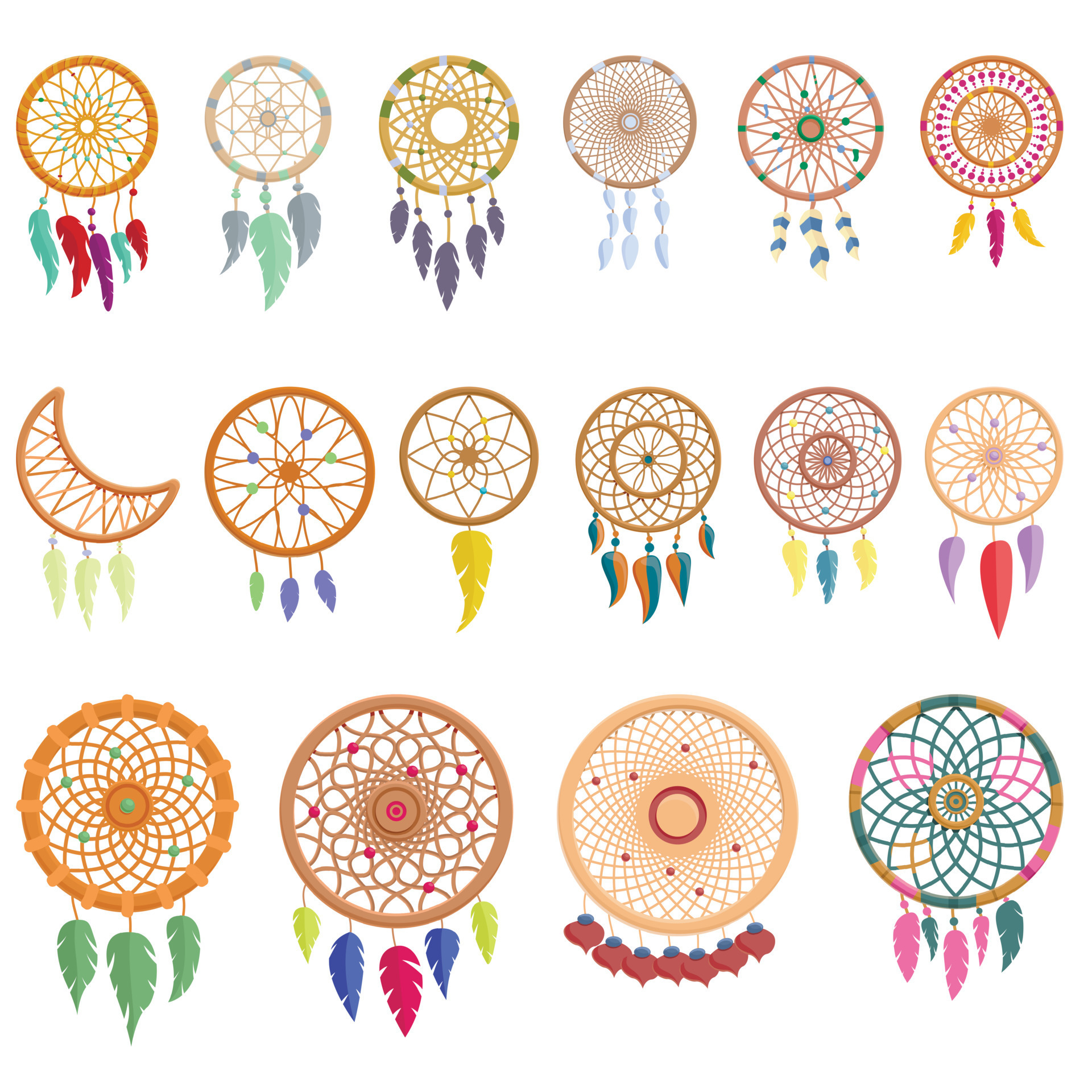 Decoration Dream Catcher Icon. Cartoon Of Decoration Dream Catcher