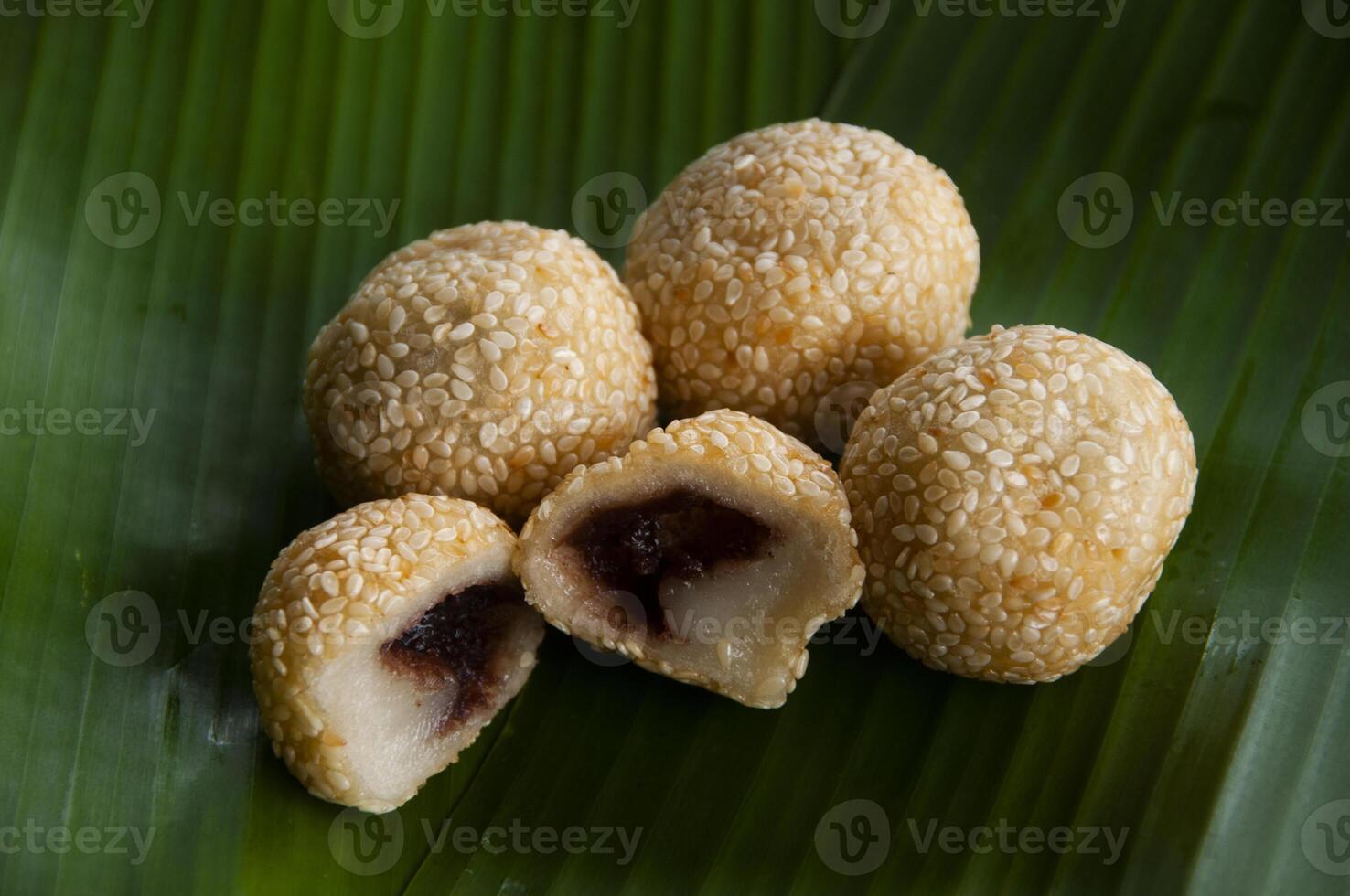 North Borneo home made traditional Kuih Bijan cake. Sabah Malaysia Traditional Dessert. Asian food concept photo