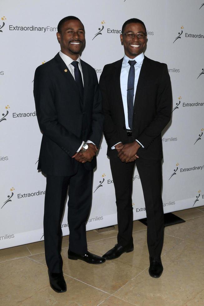 LAS VEGAS, APR 20 -  Demontae Thompson, Demontray Thompson at the Extraordinary Families Gala at the Beverly Hilton Hotel on April 20, 2016 in Beverly Hills, CA photo