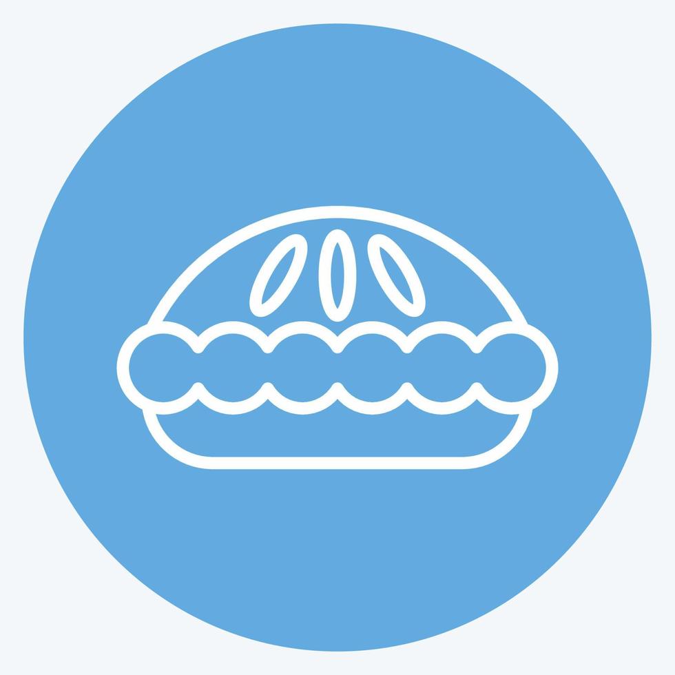 Icon Cooking. suitable for education symbol. blue eyes style. simple design editable. design template vector. simple illustration vector