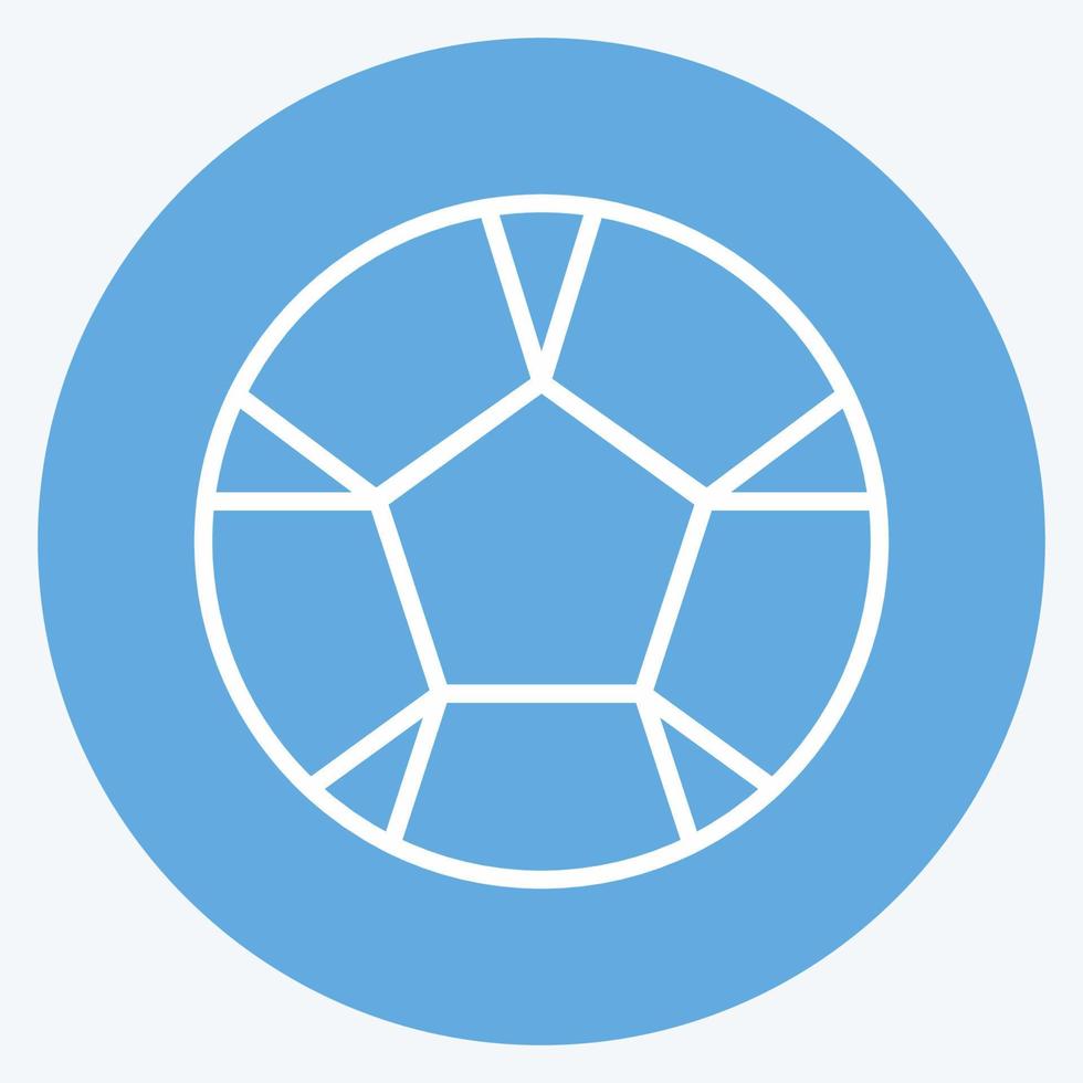 Icon Sport. suitable for education symbol. blue eyes style. simple design editable. design template vector. simple illustration vector