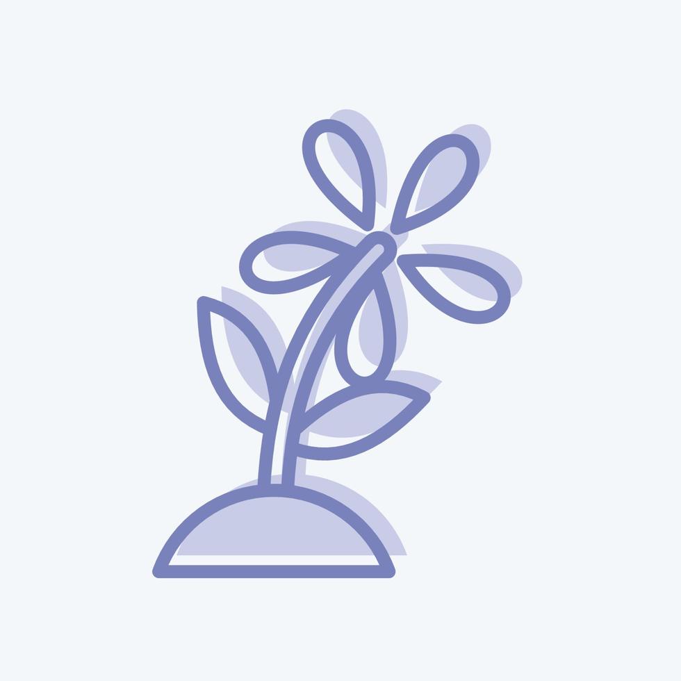 Icon Gardening. suitable for education symbol. two tone style. simple design editable. design template vector. simple illustration vector