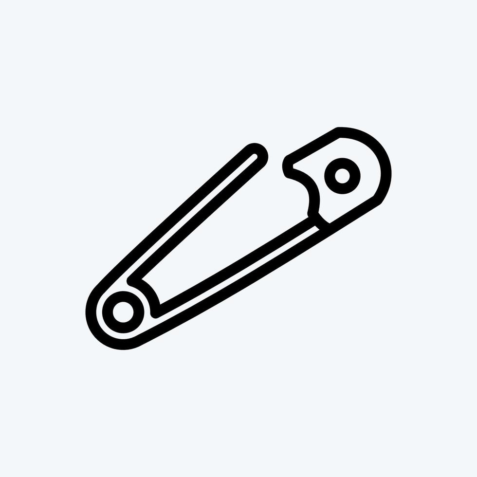 Icon Needlework. suitable for education symbol. line style. simple design editable. design template vector. simple illustration vector