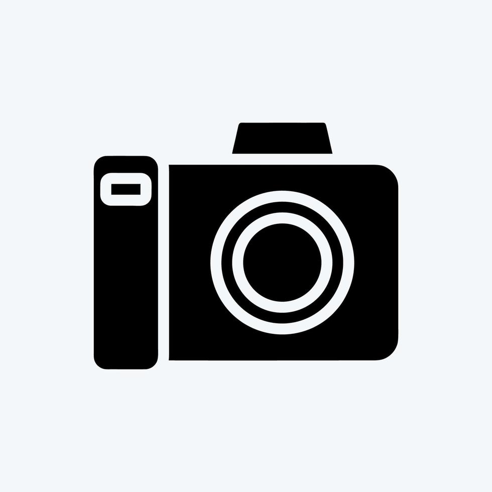Icon Photography. suitable for education symbol. glyph style. simple design editable. design template vector. simple illustration vector