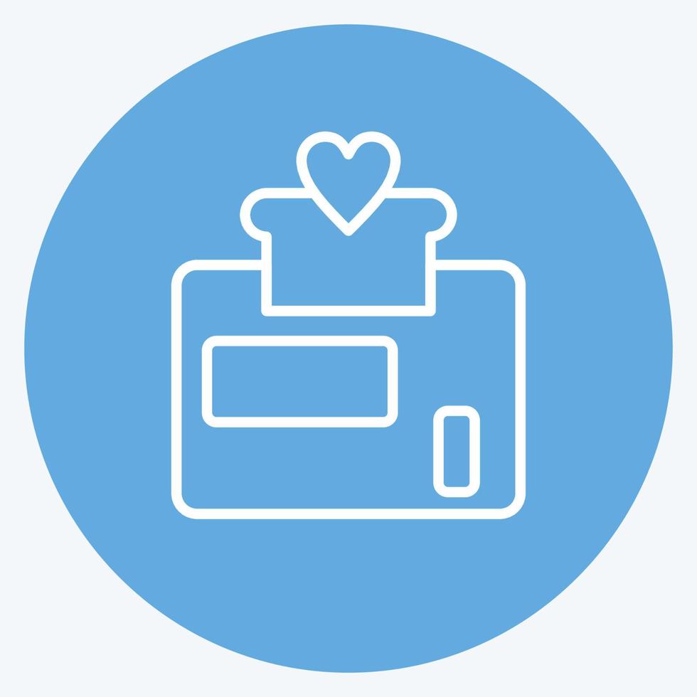 Icon Loyalty Program. suitable for Branding symbol. blue eyes style. simple design editable. design template vector. simple illustration vector