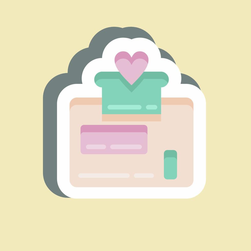 Sticker Loyalty Program. suitable for Branding symbol. simple design editable. design template vector. simple illustration vector
