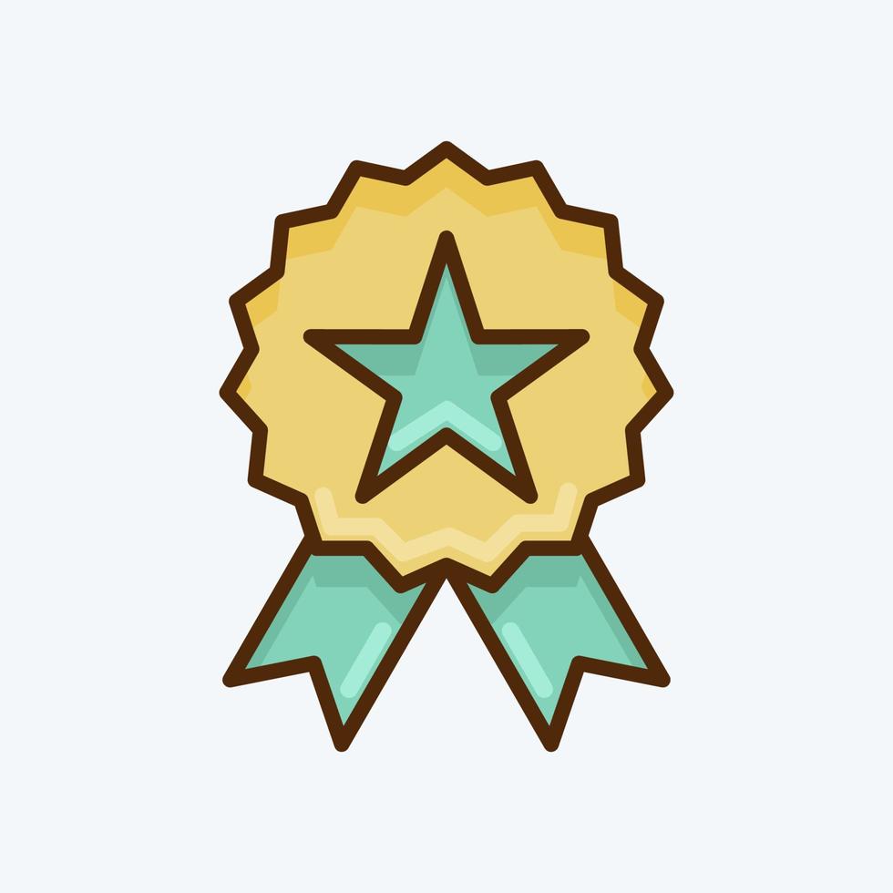 Icon Quality. suitable for Branding symbol. flat style. simple design editable. design template vector. simple illustration vector