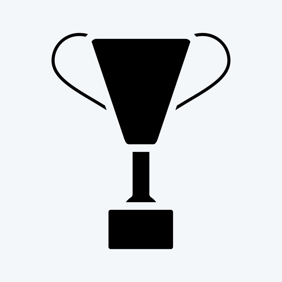 Icon Success. suitable for Branding symbol. glyph style. simple design editable. design template vector. simple illustration vector