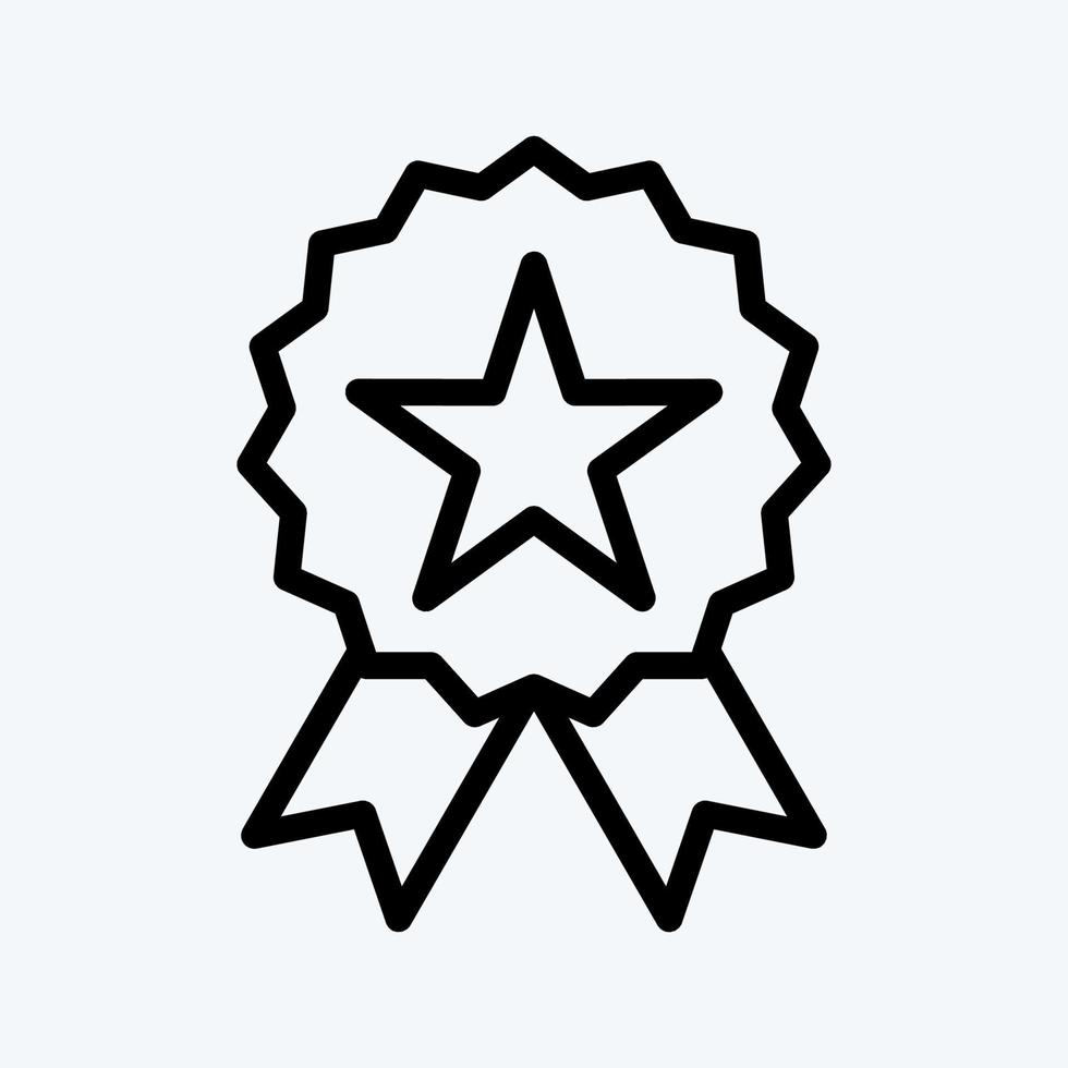 Icon Quality. suitable for Branding symbol. line style. simple design editable. design template vector. simple illustration vector