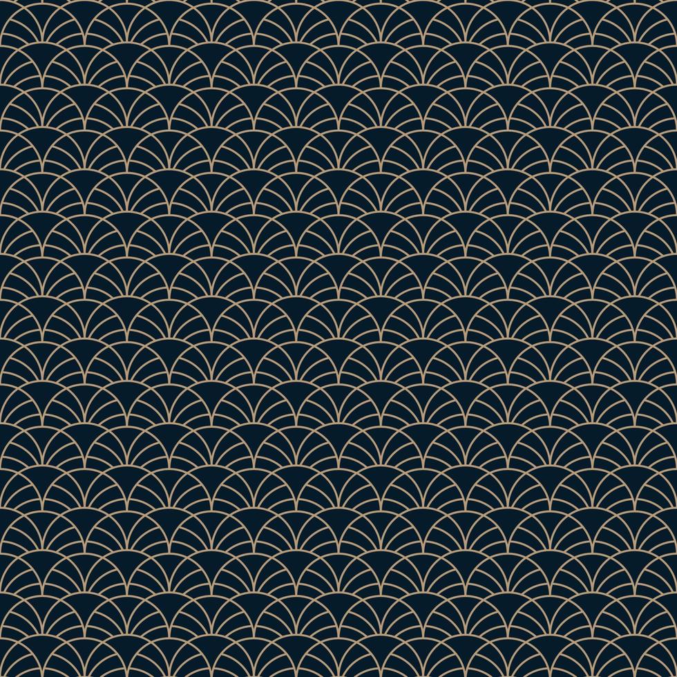 Vintage Art Deco Seamless Pattern. Geometric decorative texture, vector illustration