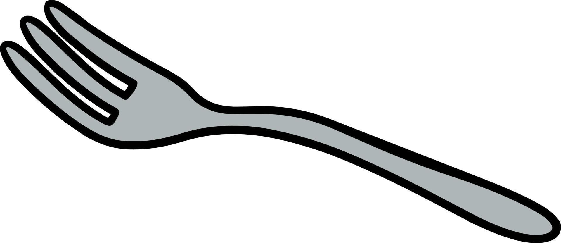 Fork Cartoon Colored Clipart Illustration 8944098 Vector Art at Vecteezy