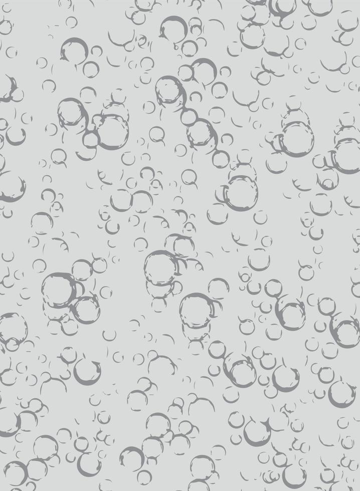 Gray minimalist background with bubbles vector