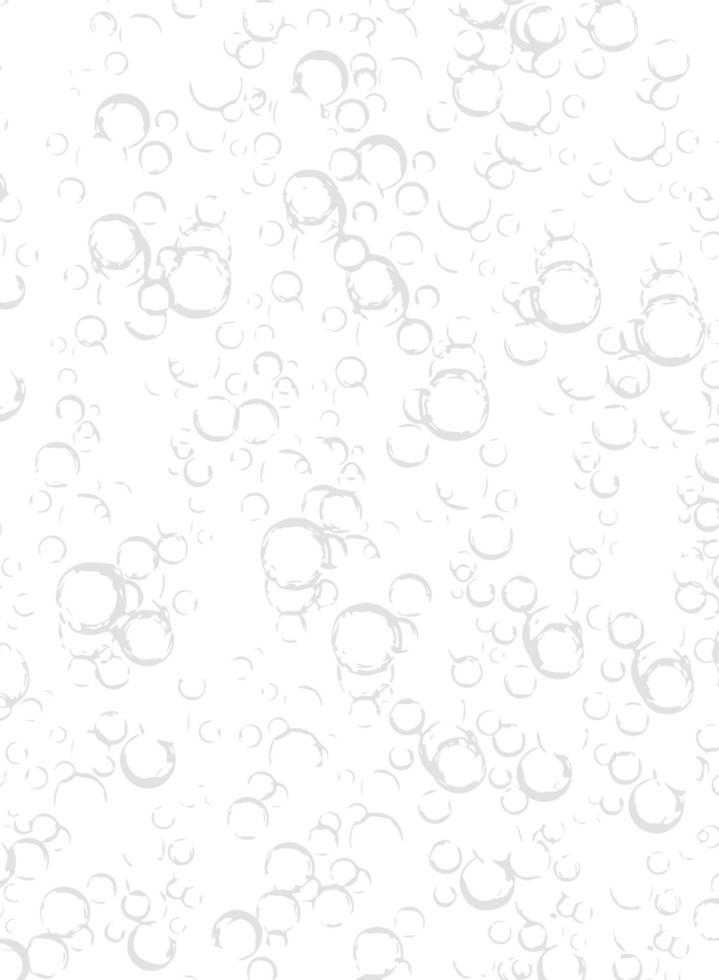 fondo blanco con muchas burbujas vector