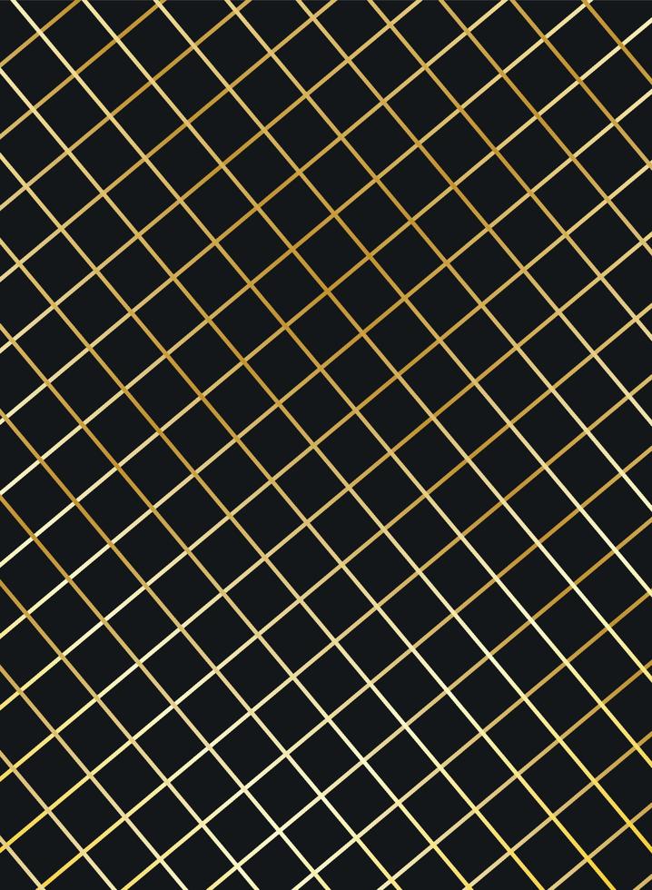 Black background with golden mesh vector