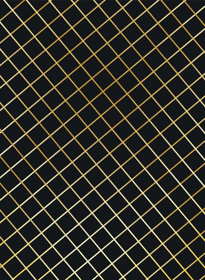 Black background with golden mesh vector