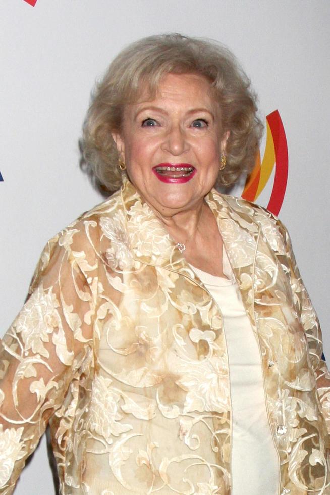 LOS ANGELES, APR 21 -  Betty White arrives at the 23rd GLAAD Media Awards at Westin Bonaventure Hotel on April 21, 2012 in Los Angeles, CA photo