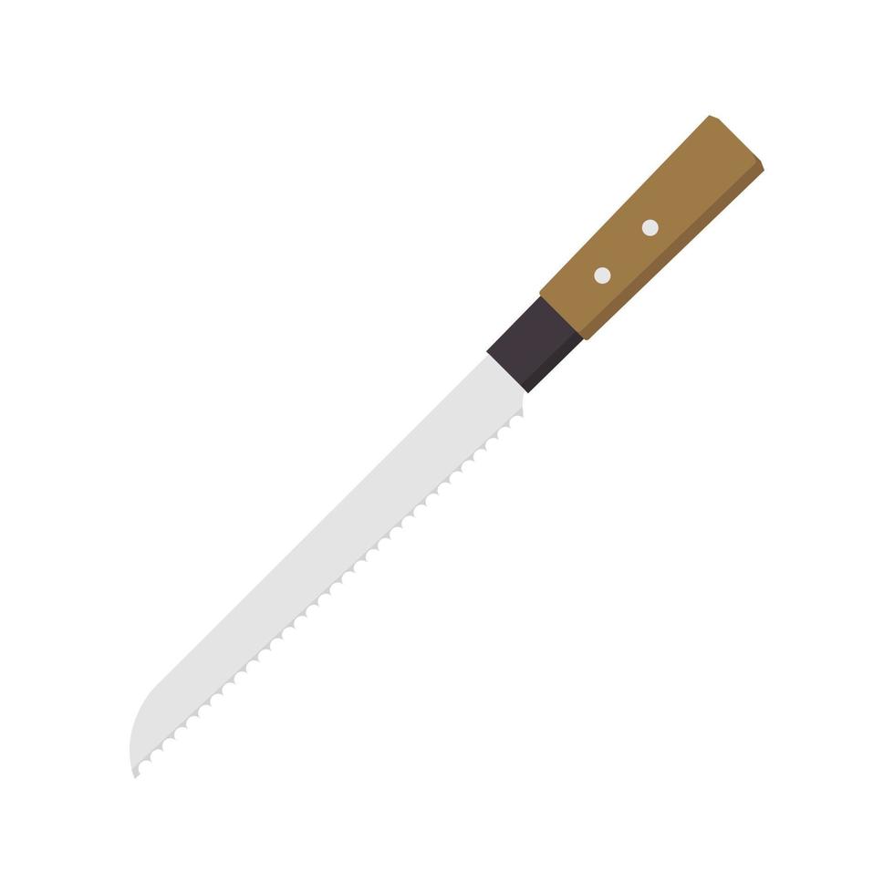 Kitchen knife. Paring. Flat design. Abstract concept. Vector illustration. Chef's kitchen knife white icon.