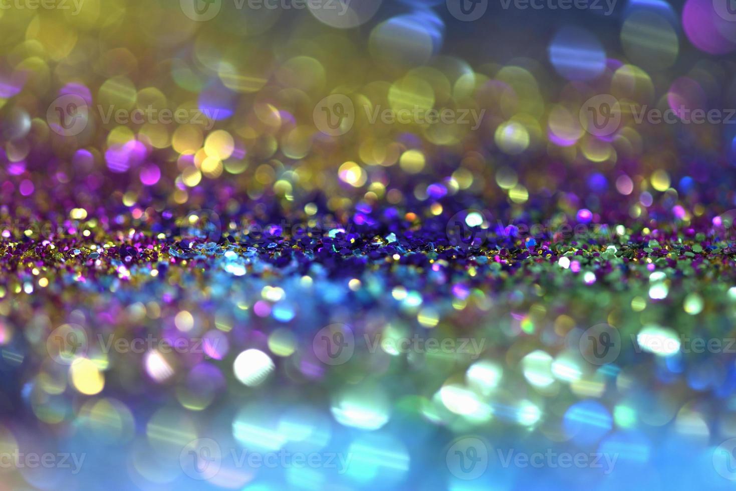 bokeh glitter Colorfull Blurred abstract background for birthday, anniversary, wedding, new year eve or Christmas photo