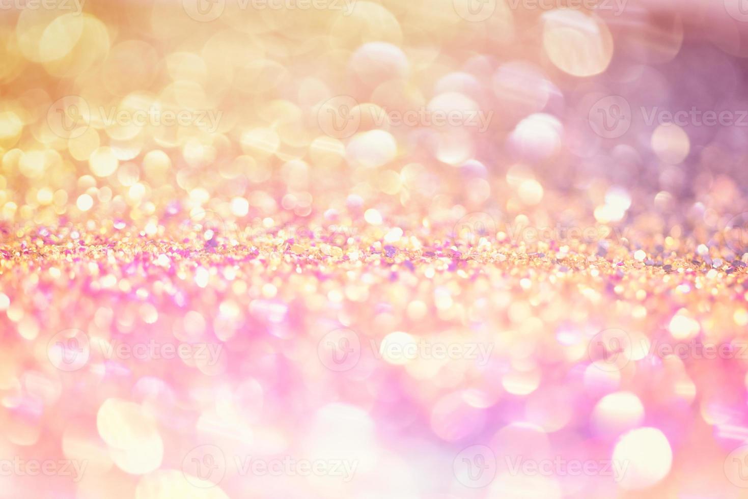 bokeh glitter Colorfull Blurred abstract background for birthday, anniversary, wedding, new year eve or Christmas photo