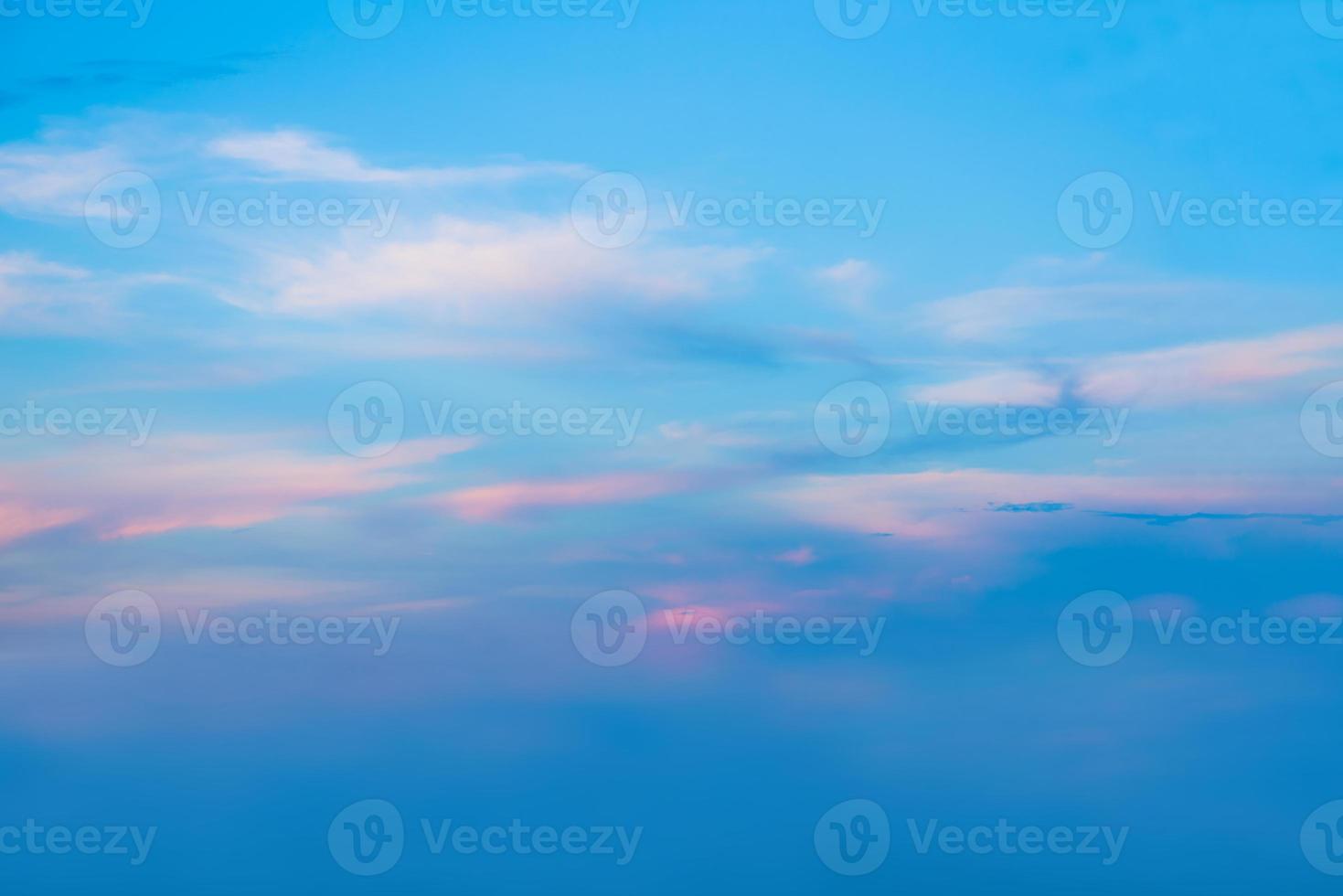 The sky with cloud beautiful Sunset background photo