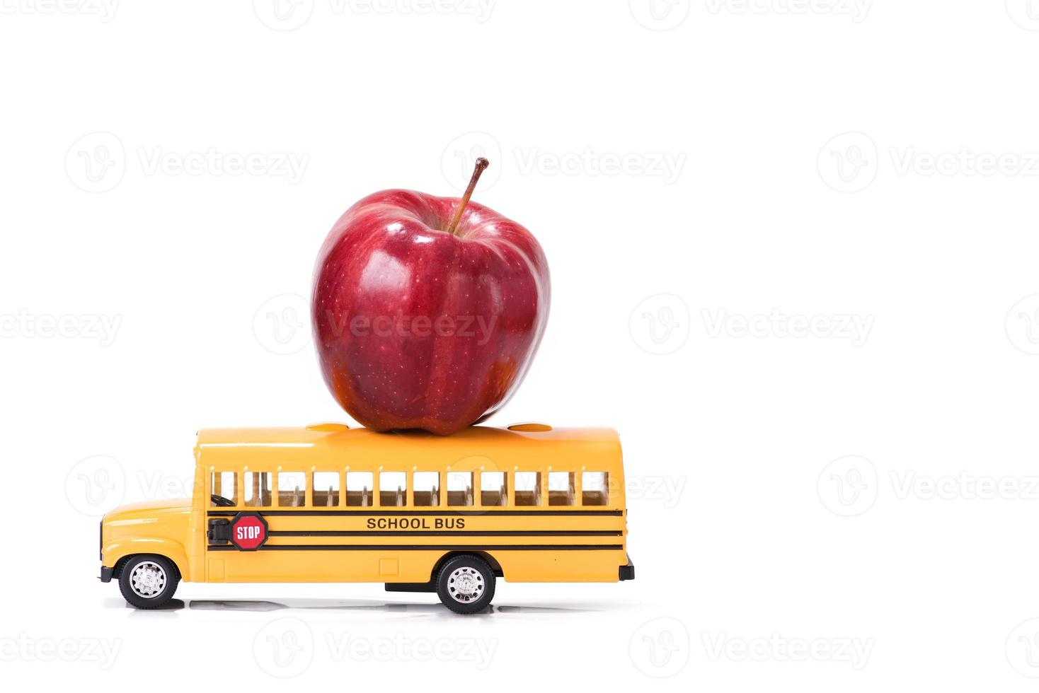 Education, Back to School concept on white background photo