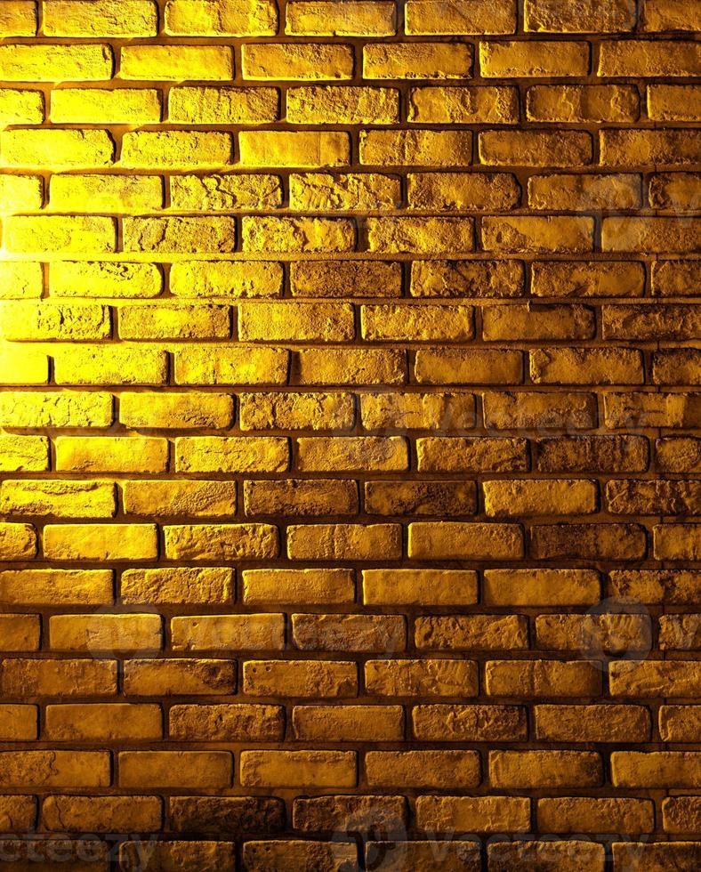 pared de ladrillo de bloque de brillo claro fondo de textura bellamente arreglado. foto