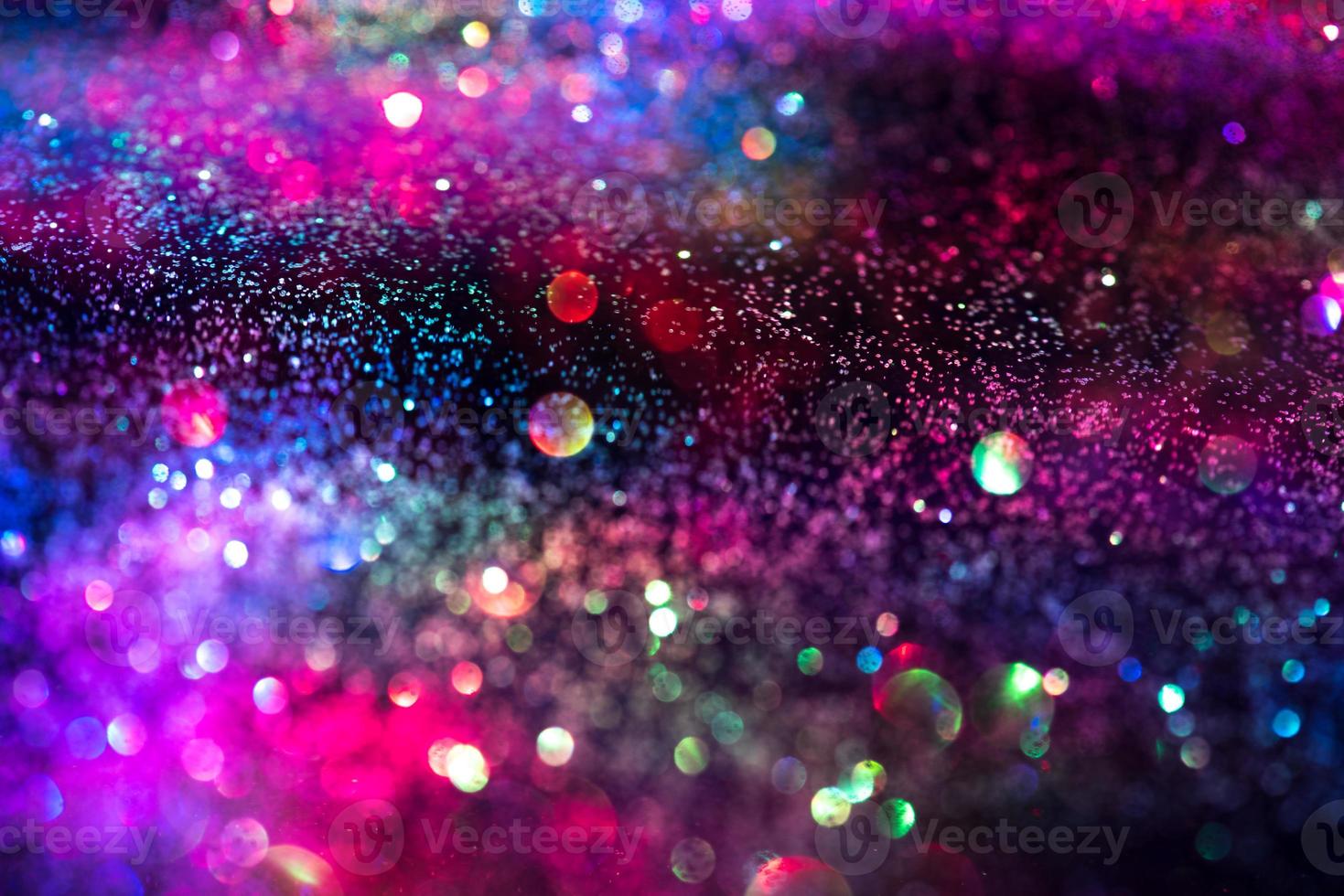 bokeh glitter Colorfull Blurred abstract background for birthday, anniversary, wedding, new year eve or Christmas photo