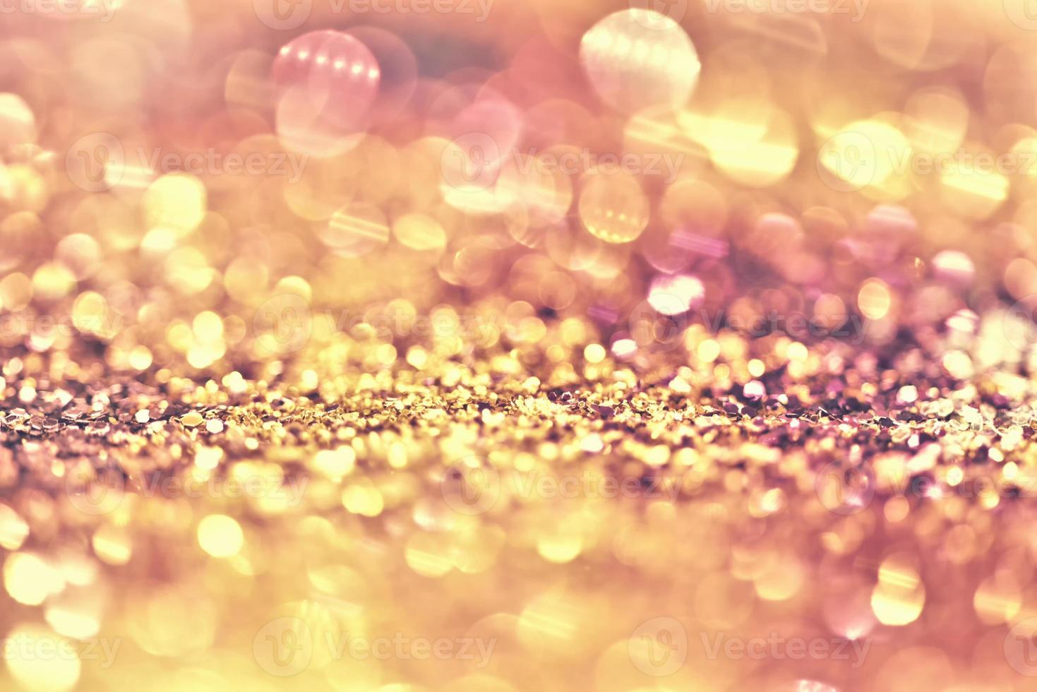 bokeh glitter Colorfull Blurred abstract background for birthday, anniversary, wedding, new year eve or Christmas photo