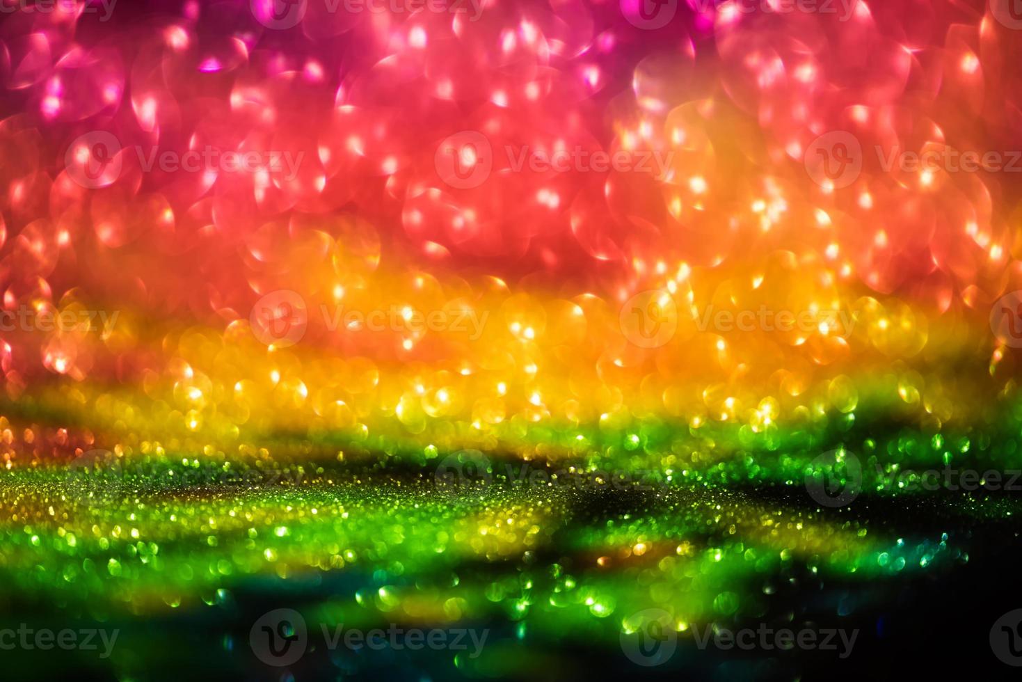 bokeh effect glitter colorful blurred abstract background for birthday, anniversary, wedding, new year eve or Christmas photo