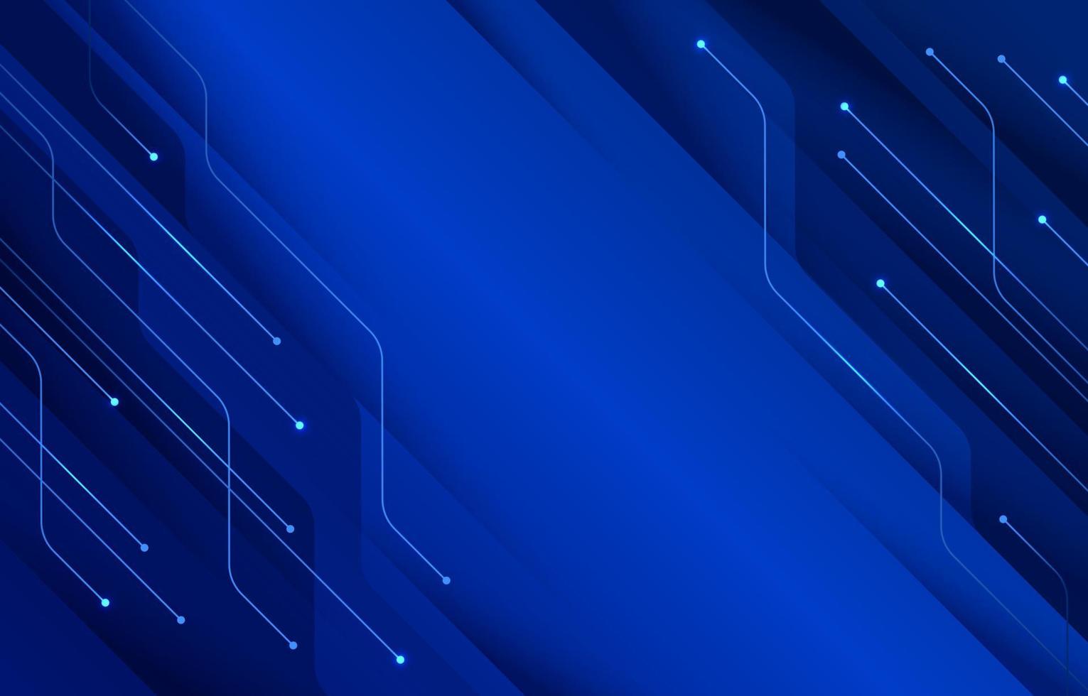 Blue Technology Futuristic Background vector