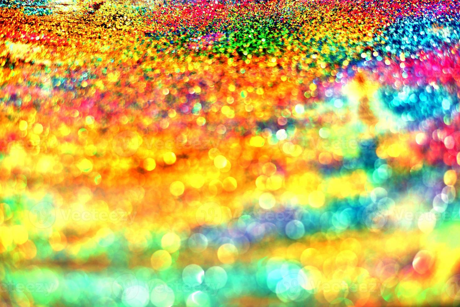 bokeh glitter Colorfull Blurred abstract background for birthday, anniversary, wedding, new year eve or Christmas photo