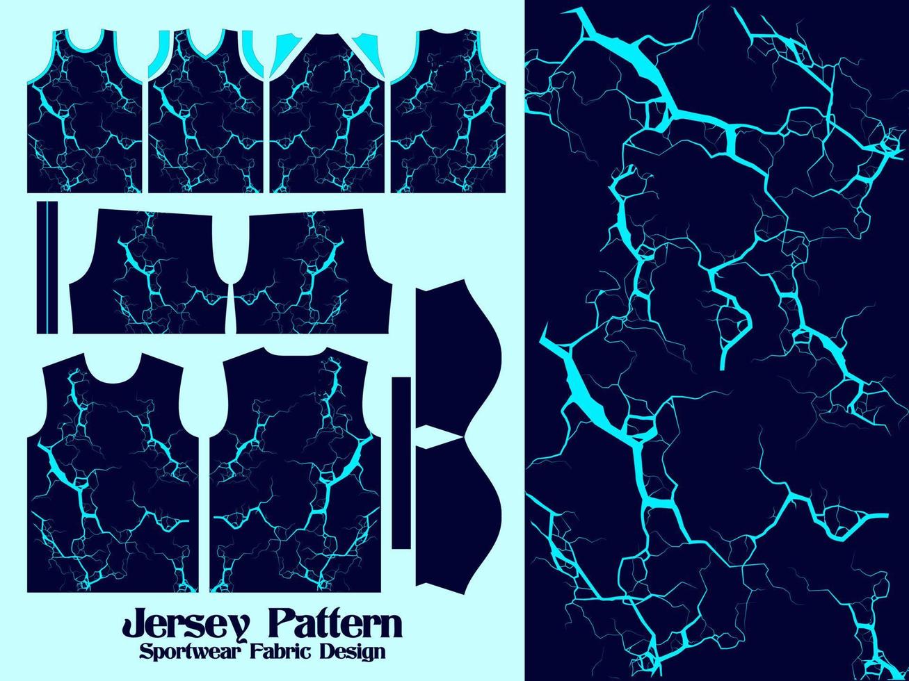 Jersey Printing pattern 4 Sublimation textile for t-shirt, Soccer, Football, E-sport, Sport uniform Design vector