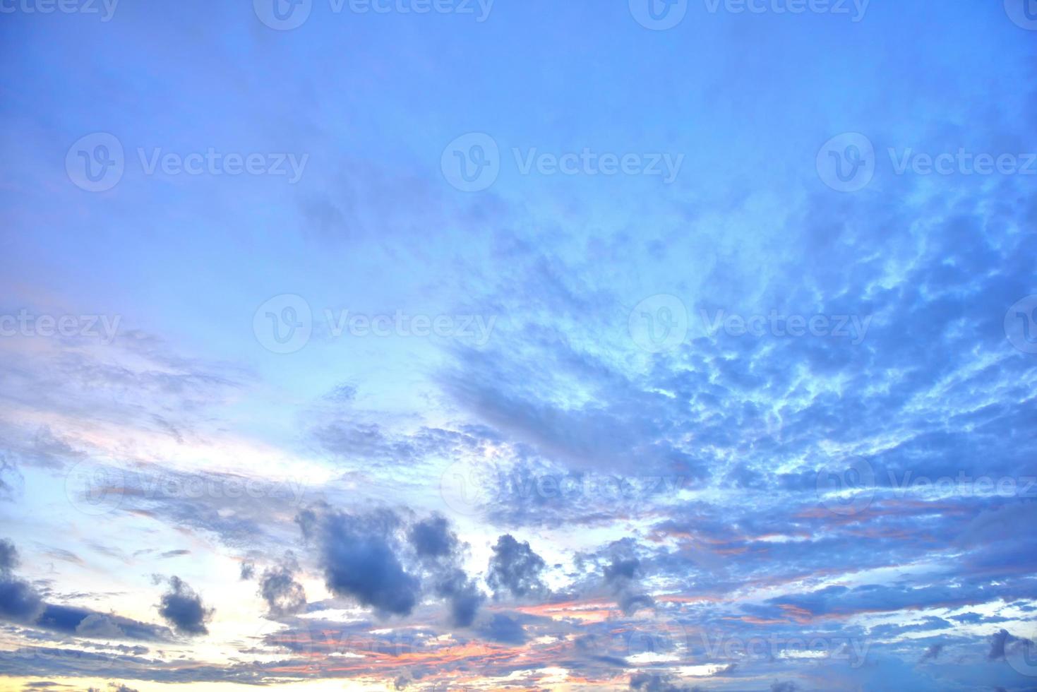 The sky with cloud beautiful Sunset background photo