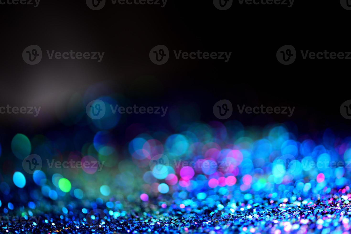 bokeh glitter Colorfull Blurred abstract background for birthday, anniversary, wedding, new year eve or Christmas photo